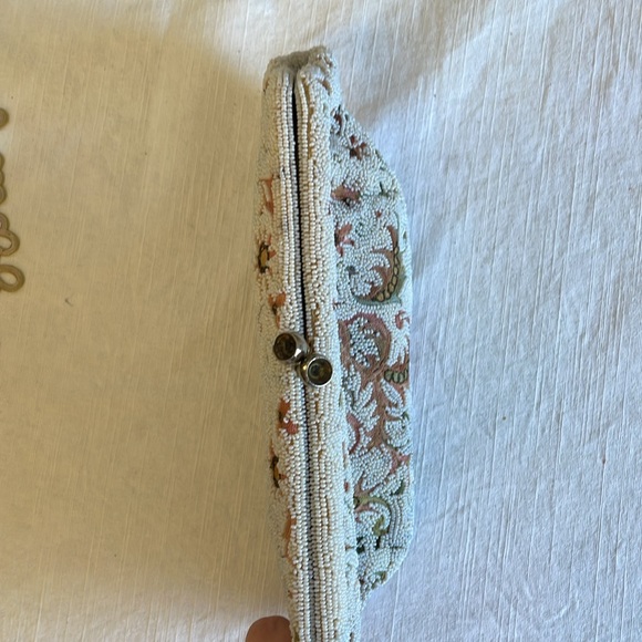 Vintage Beaded Clutch Handbag by Josef in France - Picture 13 of 15